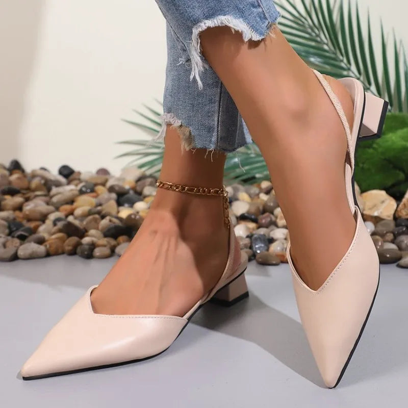 Alanna | Comfort Slingback Heels