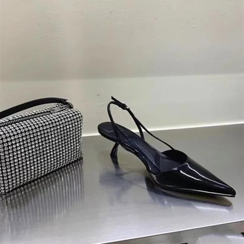 Anika | Comfort Slingback Heels
