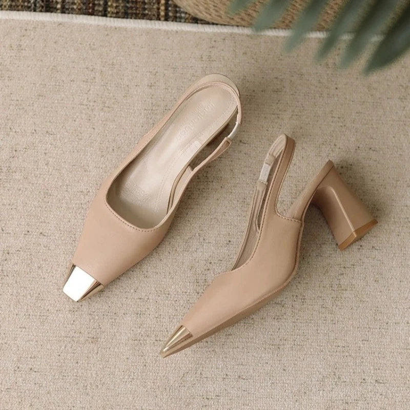 Layla | Comfort Slingback Heels