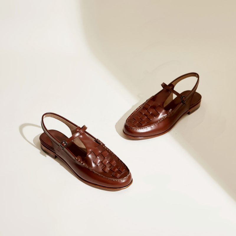 Eliara | Woven Buckle Sandals