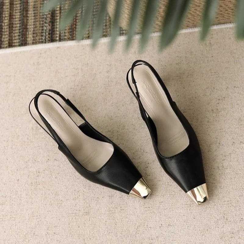 Layla | Comfort Slingback Heels