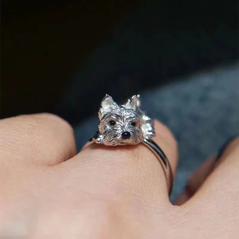 Retro-Style Adjustable Dog Ring