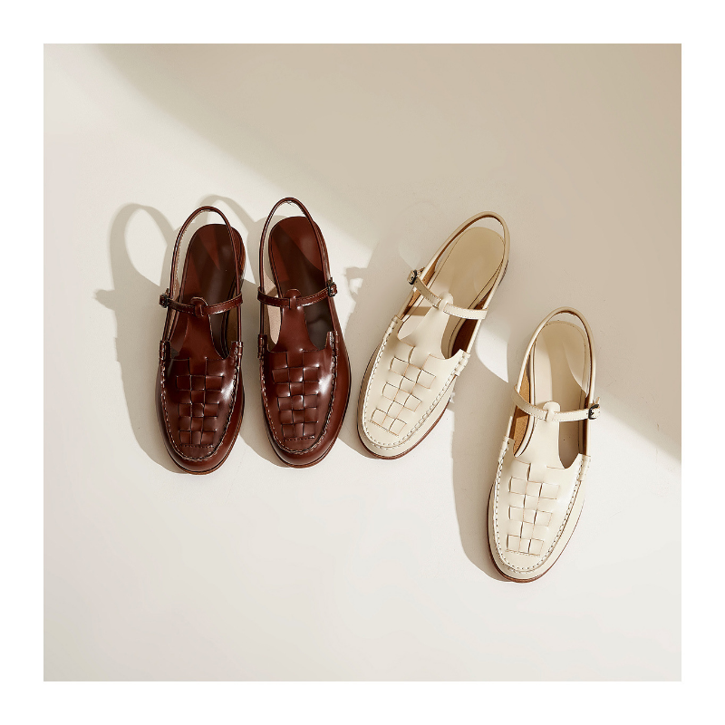 Eliara | Woven Buckle Sandals