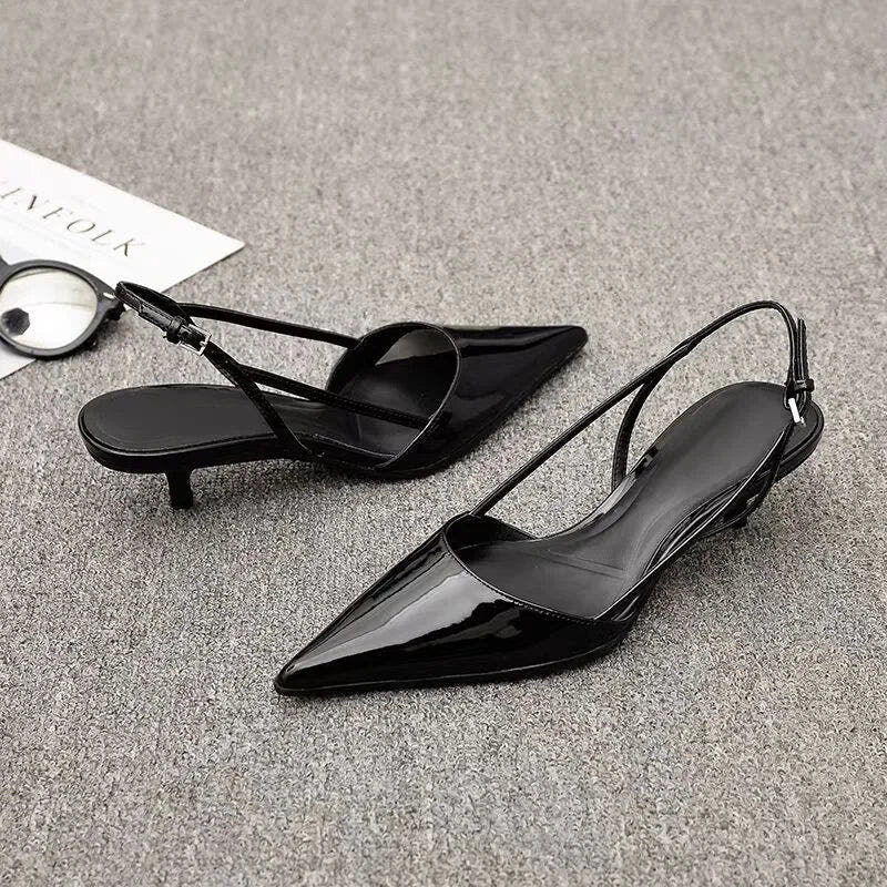 Anika | Comfort Slingback Heels