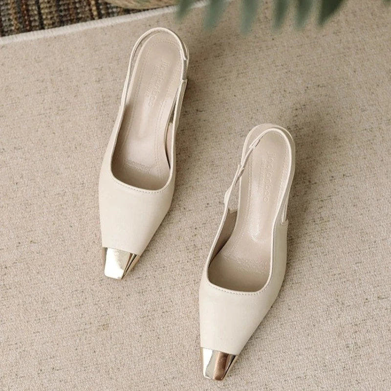 Layla | Comfort Slingback Heels