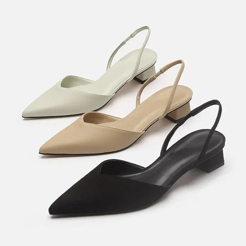 Aliyah | Comfort Slingback Heels