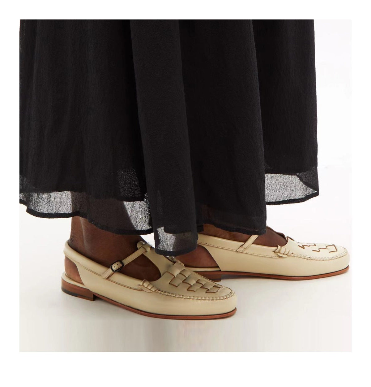 Eliara | Woven Buckle Sandals