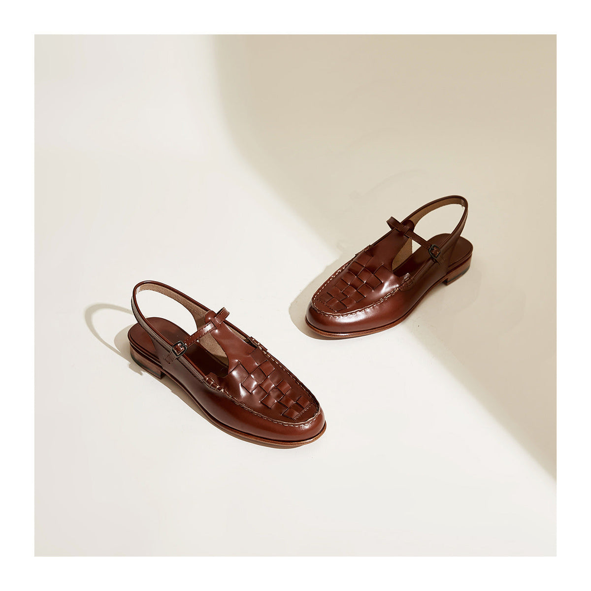 Eliara | Woven Buckle Sandals