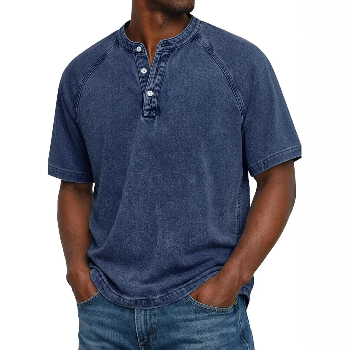 Elliot | Vintage Short Sleeve Henley