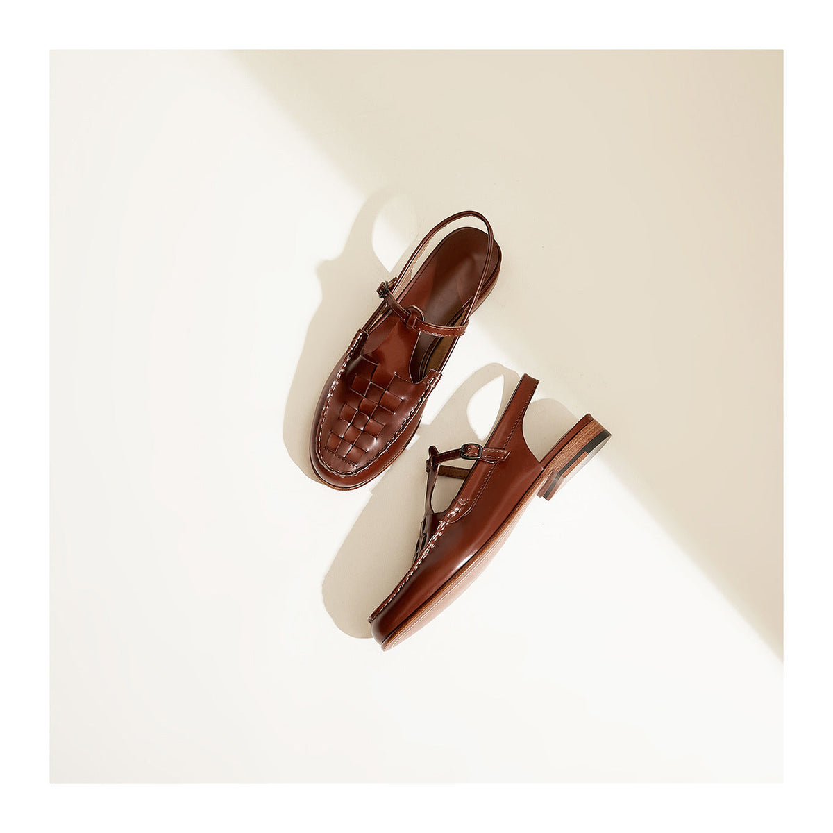 Eliara | Woven Buckle Sandals