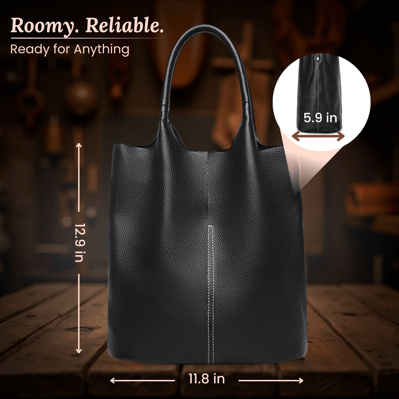 Stella's Structured Tote | Shoulder Bag