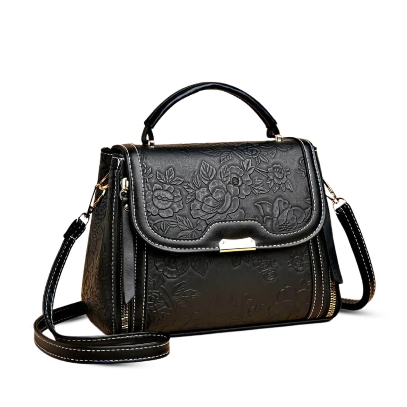 Michela's Floral Elegance | Handbag