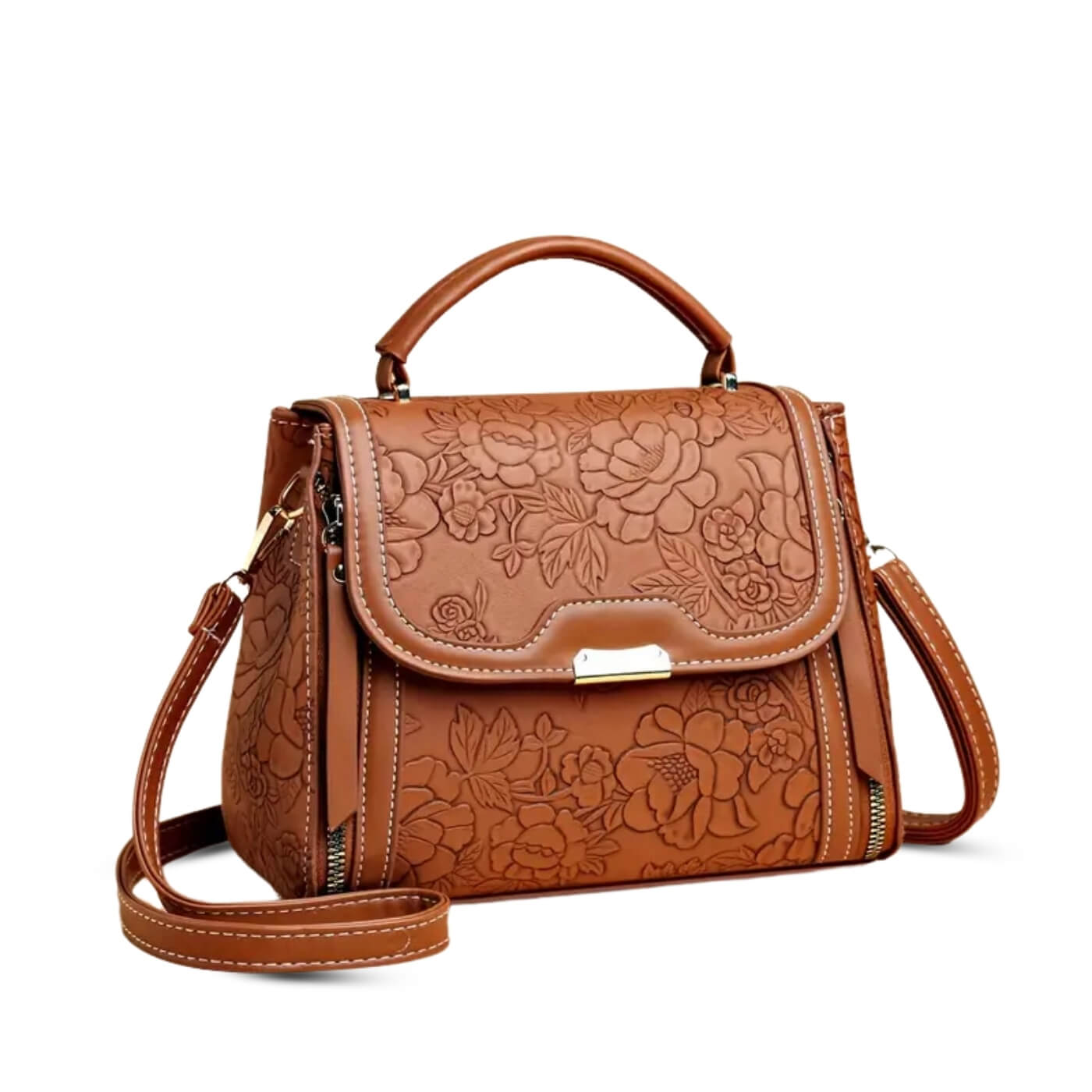 Michela's Floral Elegance | Handbag