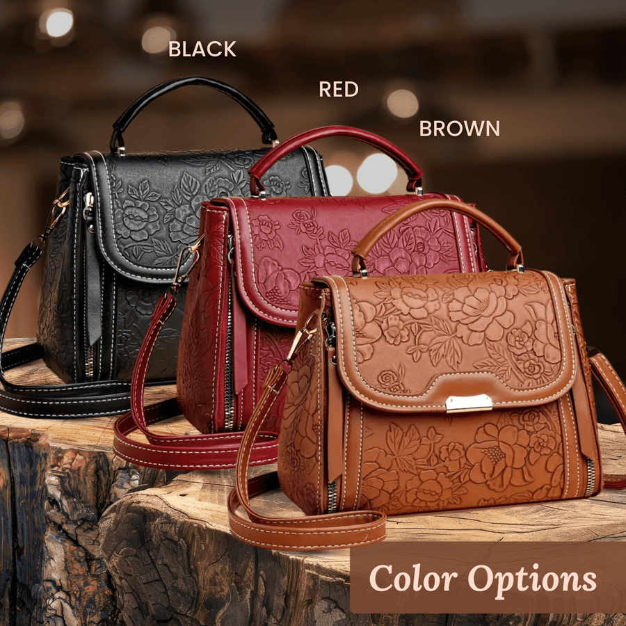 Michela's Floral Elegance | Handbag