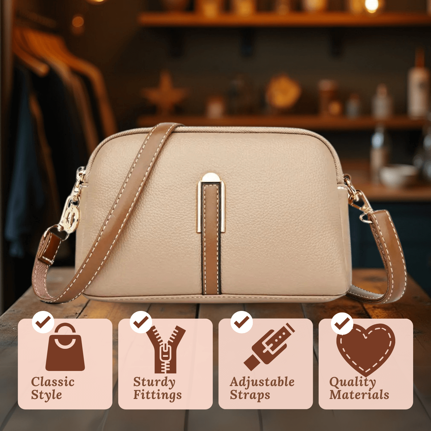 Isabella's Classic Carry | Crossbody Bag