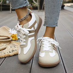 Khaki & White
