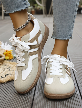 Khaki & White
