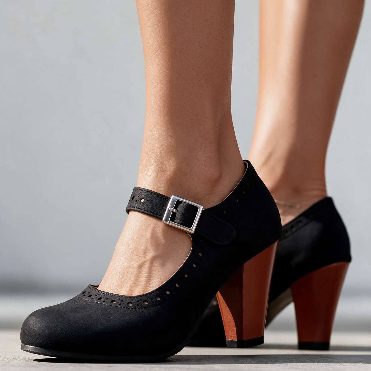 Davina | Comfort Mary Jane Heels