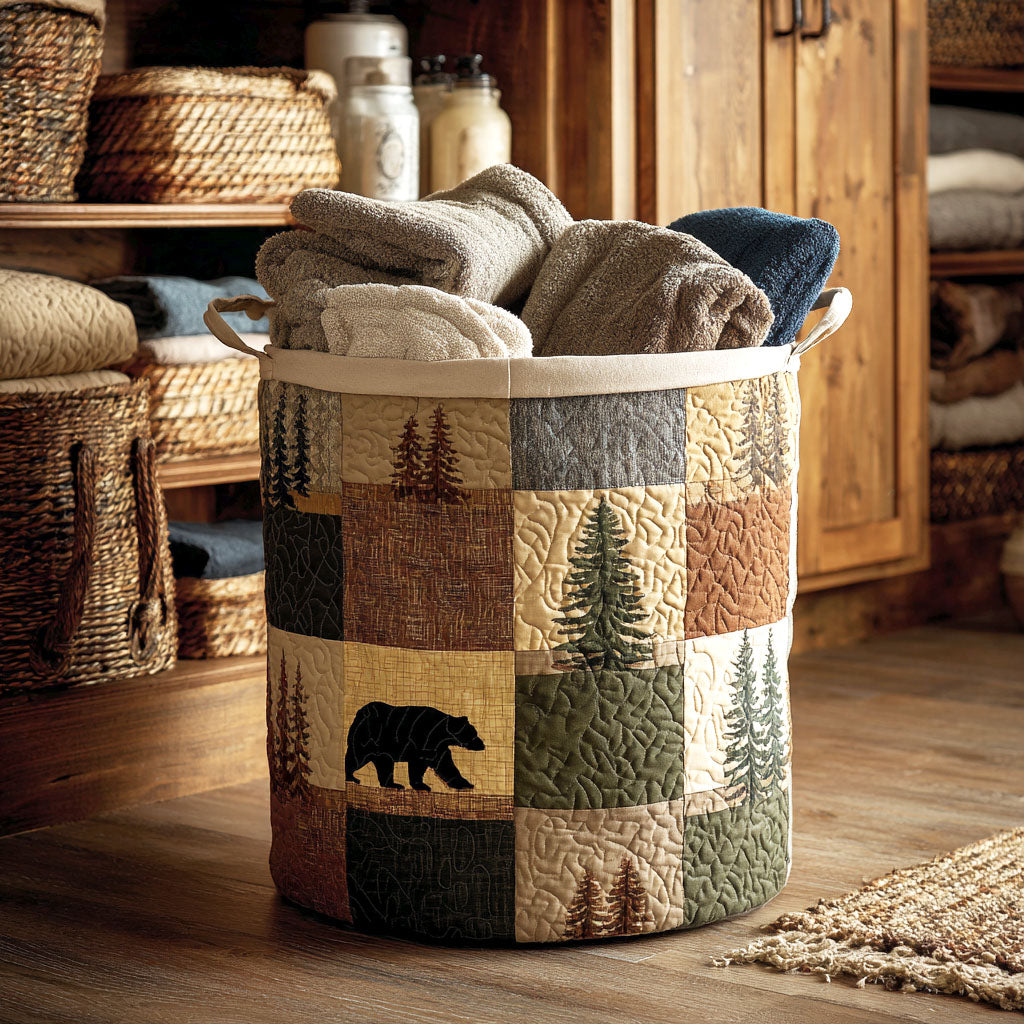 Silvana | Hand-Quilted Laundry Basket