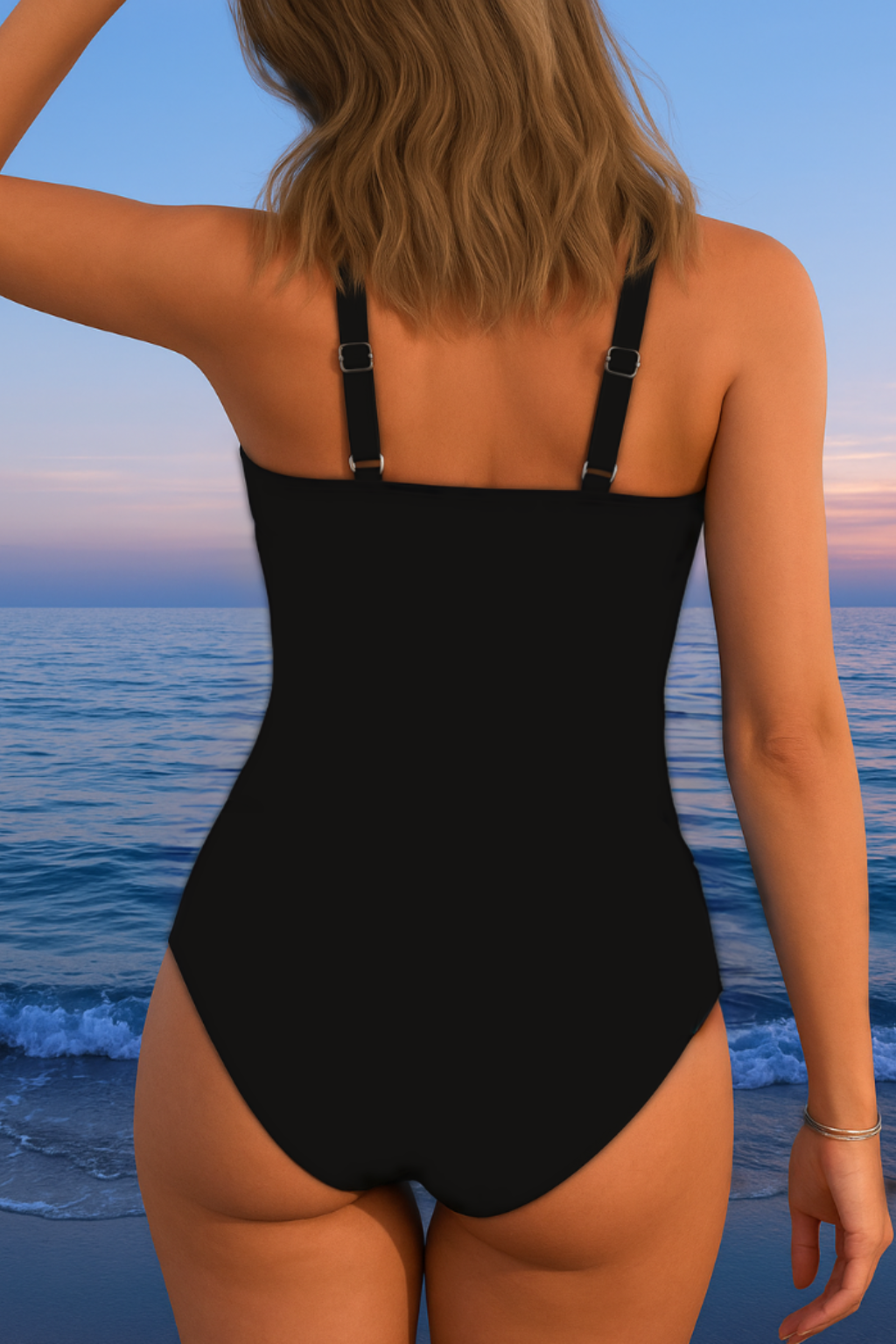 Eloria | Colorful Print Elegant Swimsuit