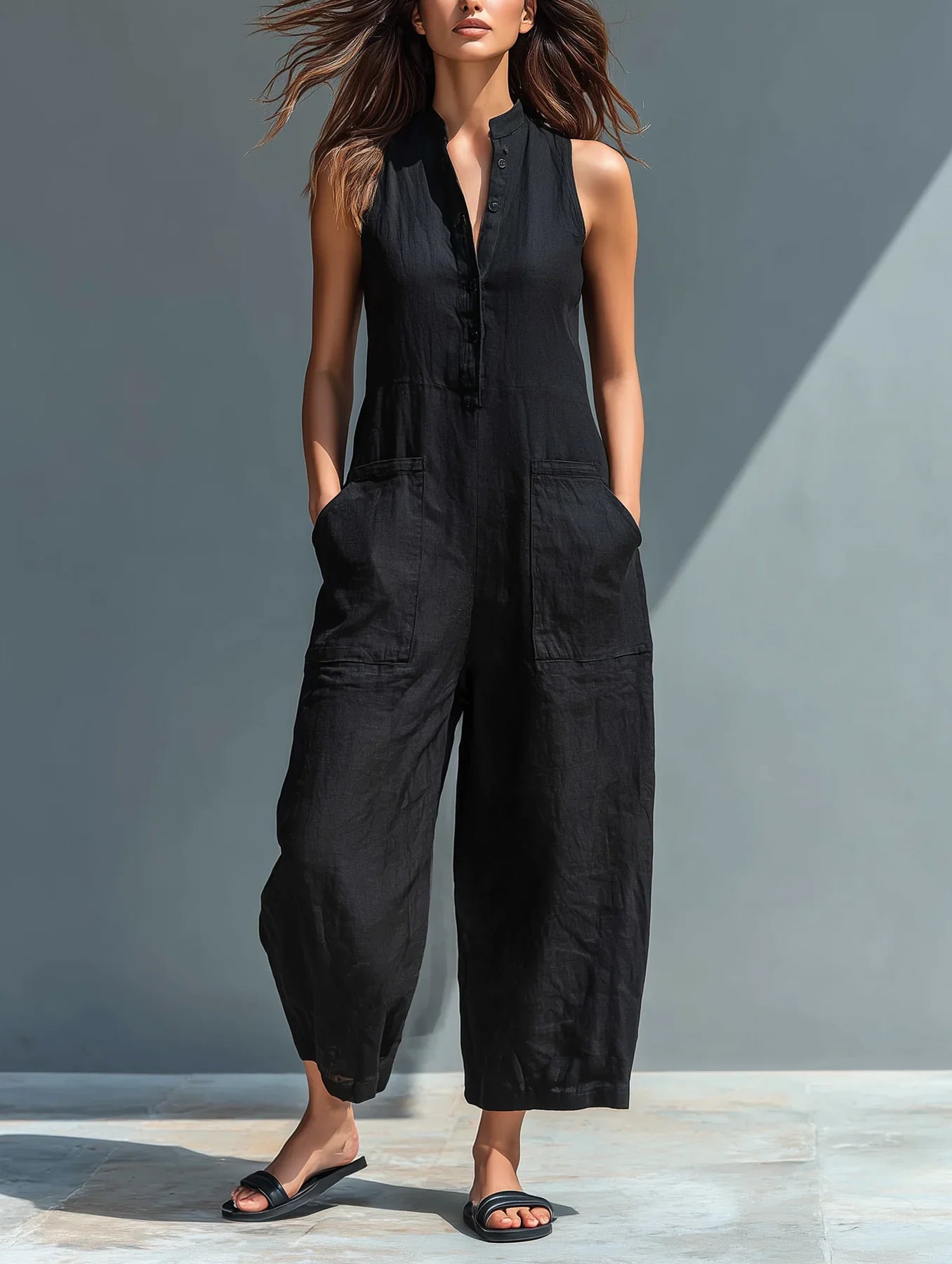 Antaradus - Leona Sleeveless Jumpsuit