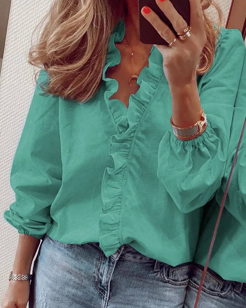 Indie | Blouse with Ruffles