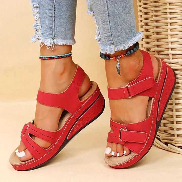 Aida | Cushioned Comfort Wedge Sandals