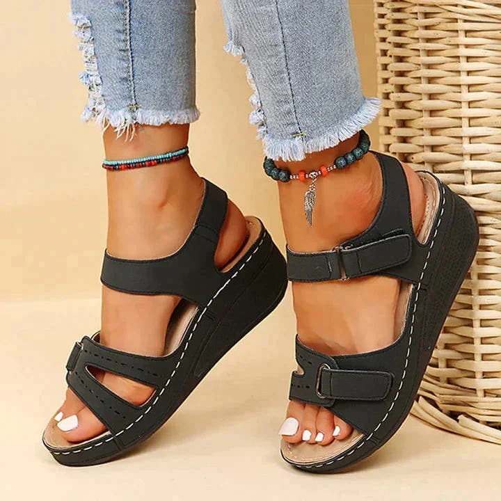 Aida | Cushioned Comfort Wedge Sandals