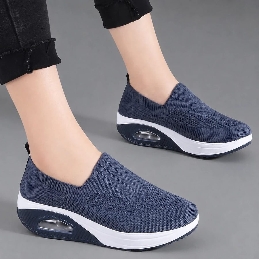 Aine | Breathable Knit Slip-On Sneakers