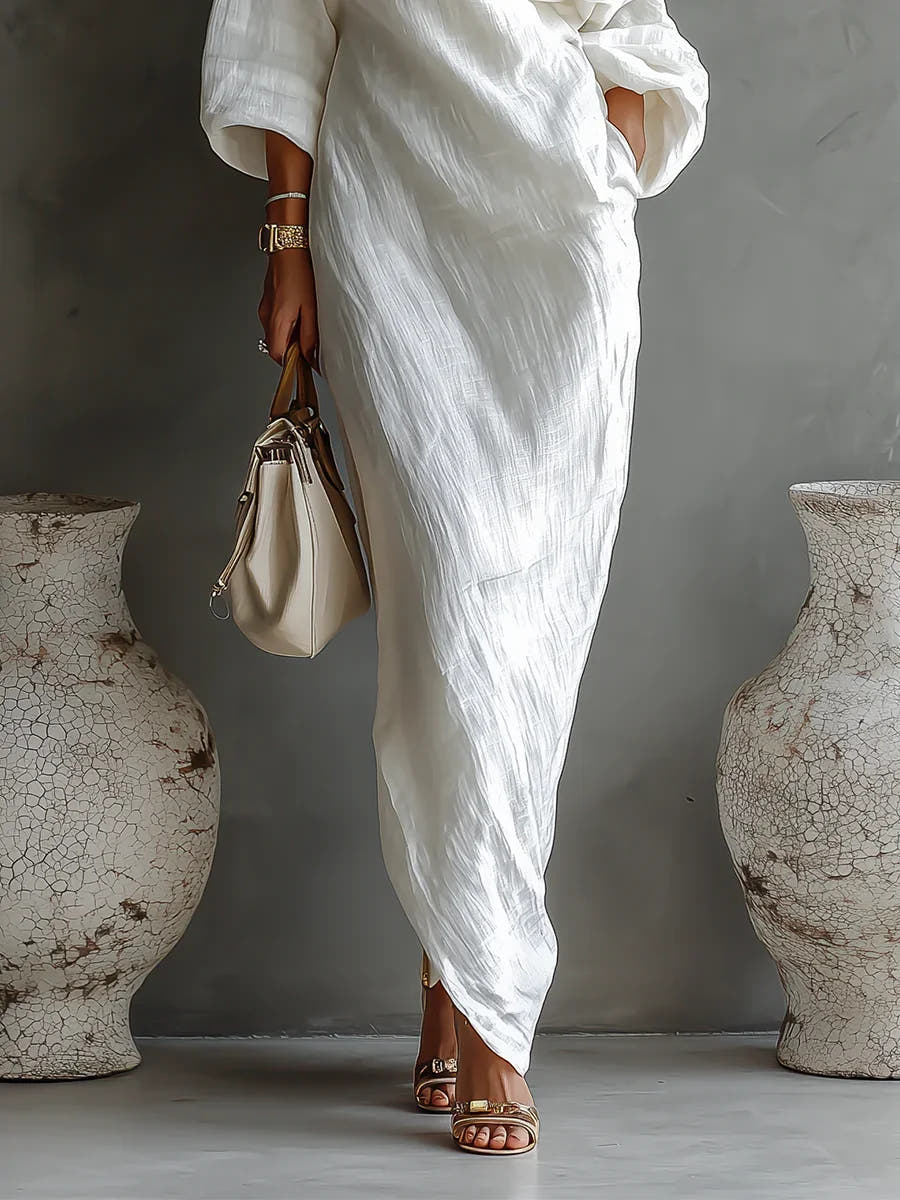 Alida | Asymmetric Maxi Dress