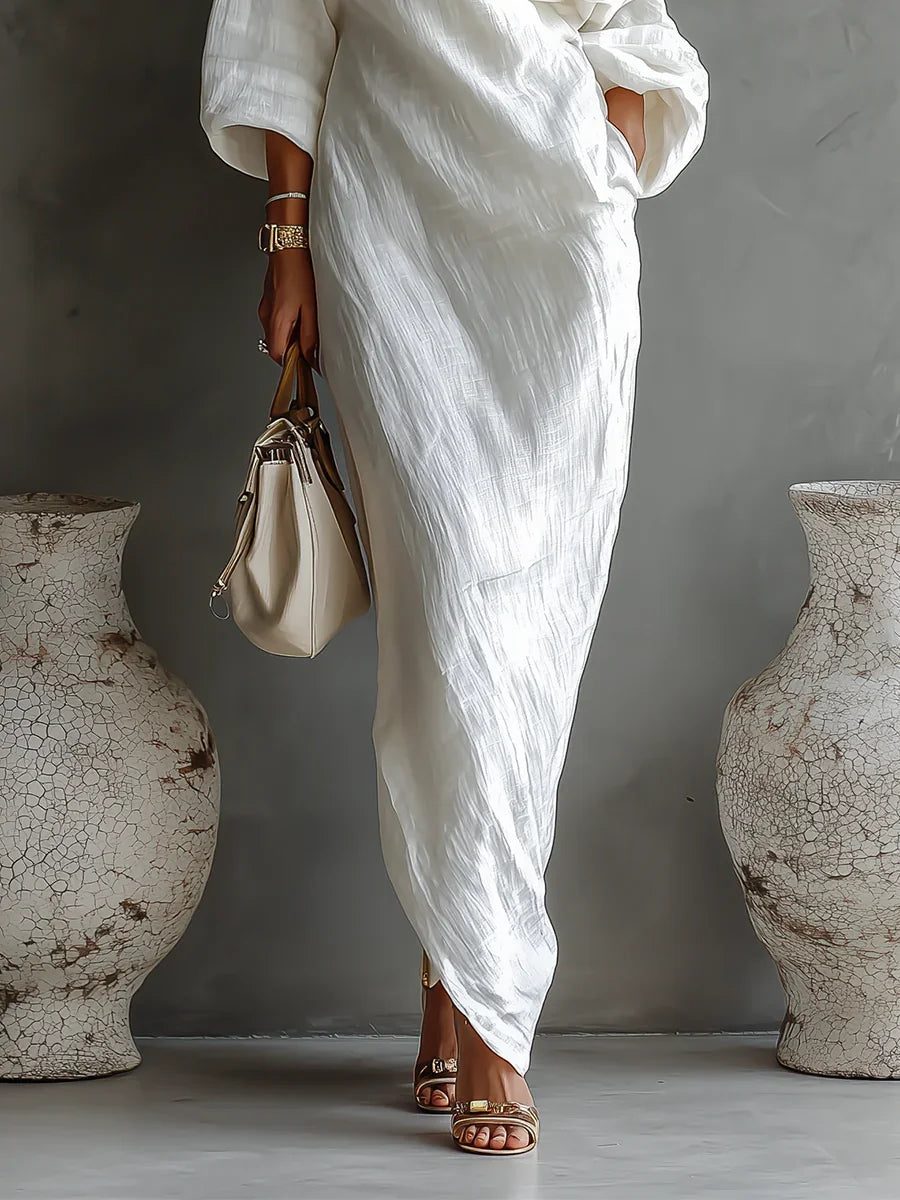Alida | Asymmetric Maxi Dress
