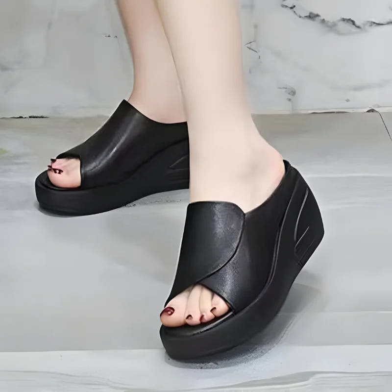 Ambrosia | Supportive Wedge Slip-On Sandals
