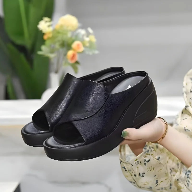 Ambrosia | Supportive Wedge Slip-On Sandals