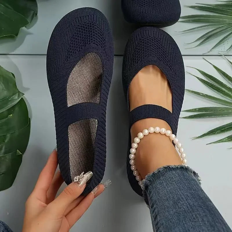 Annie | Breathable Knit Ballet Flats