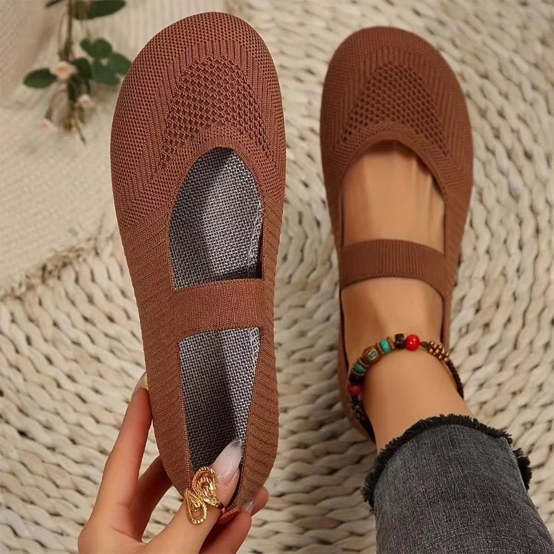 Annie | Breathable Knit Ballet Flats