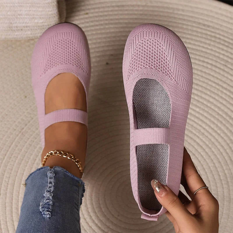 Annie | Breathable Knit Ballet Flats