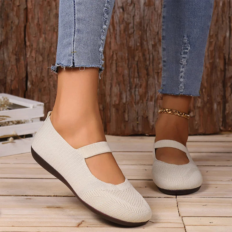 Annie | Breathable Knit Ballet Flats