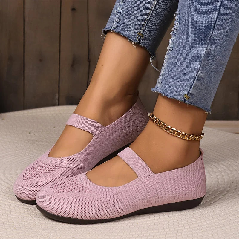 Annie | Breathable Knit Ballet Flats