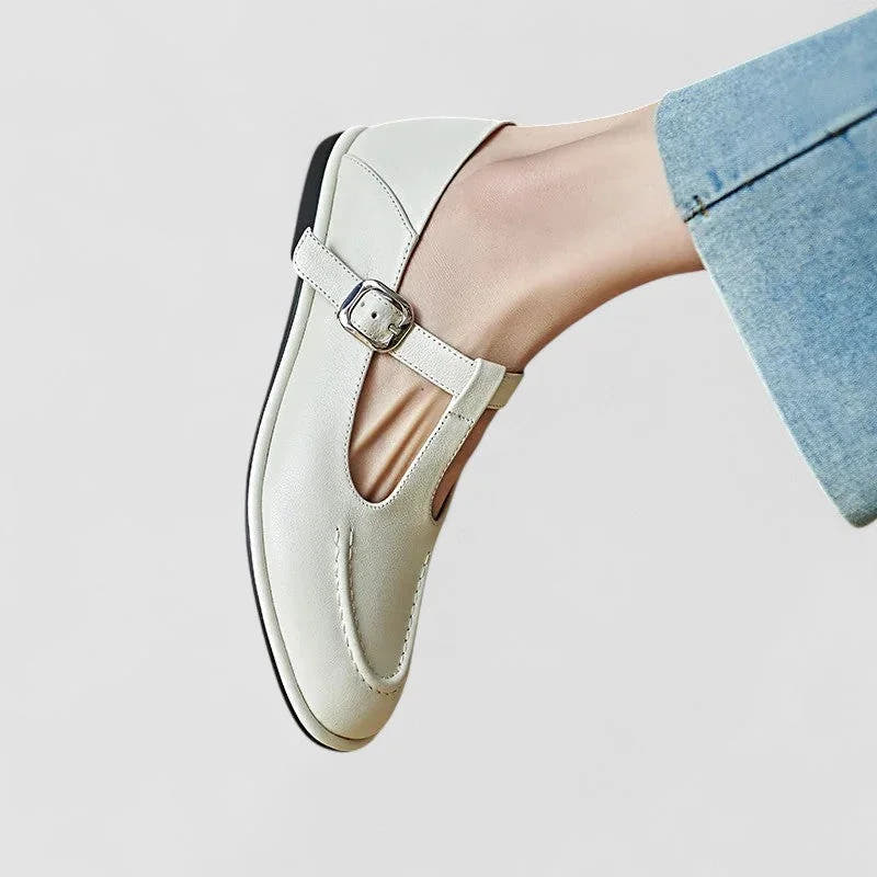 Ariyzzah | Low Heel Mary Jane Shoes
