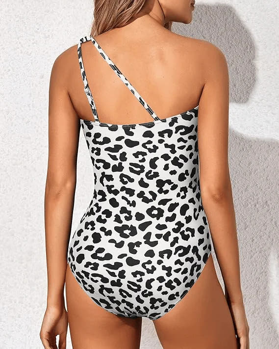 Aubree | One-Shoulder Ruched Swimsuit