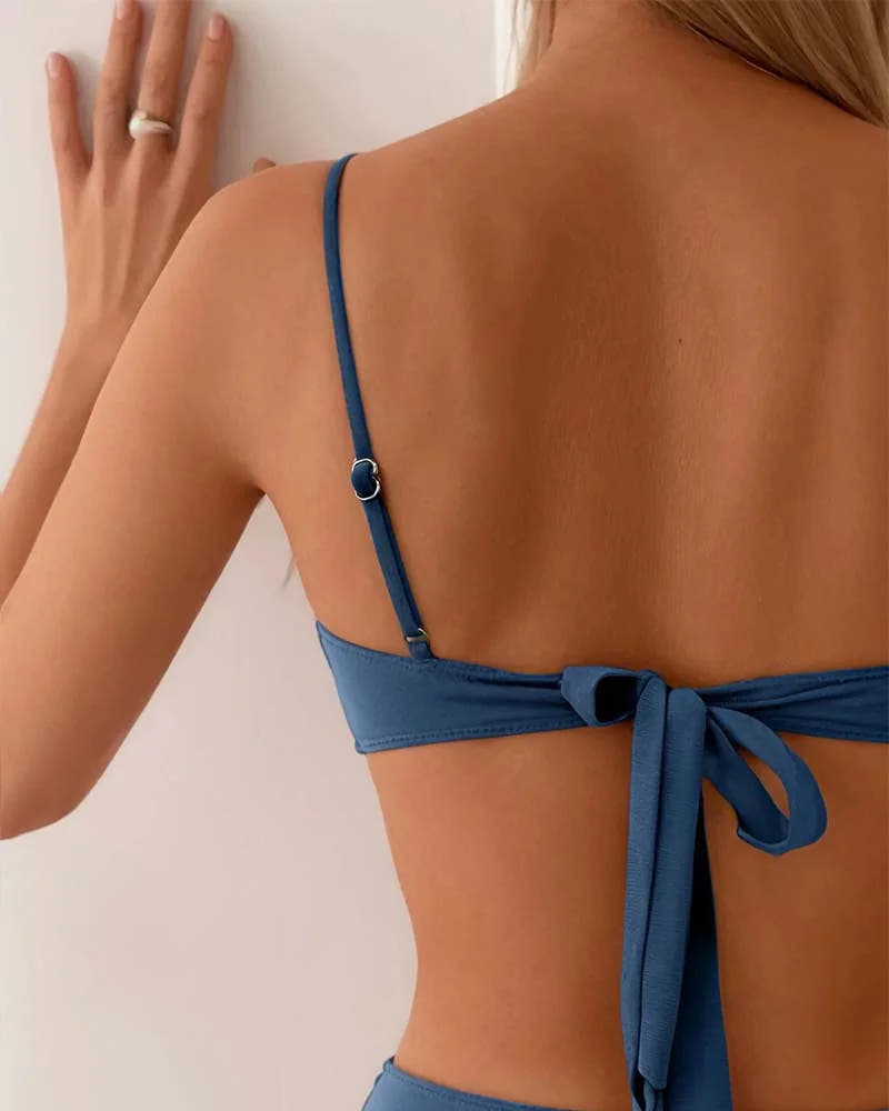 Augustine | Gold-Accent Two-Piece Bikini