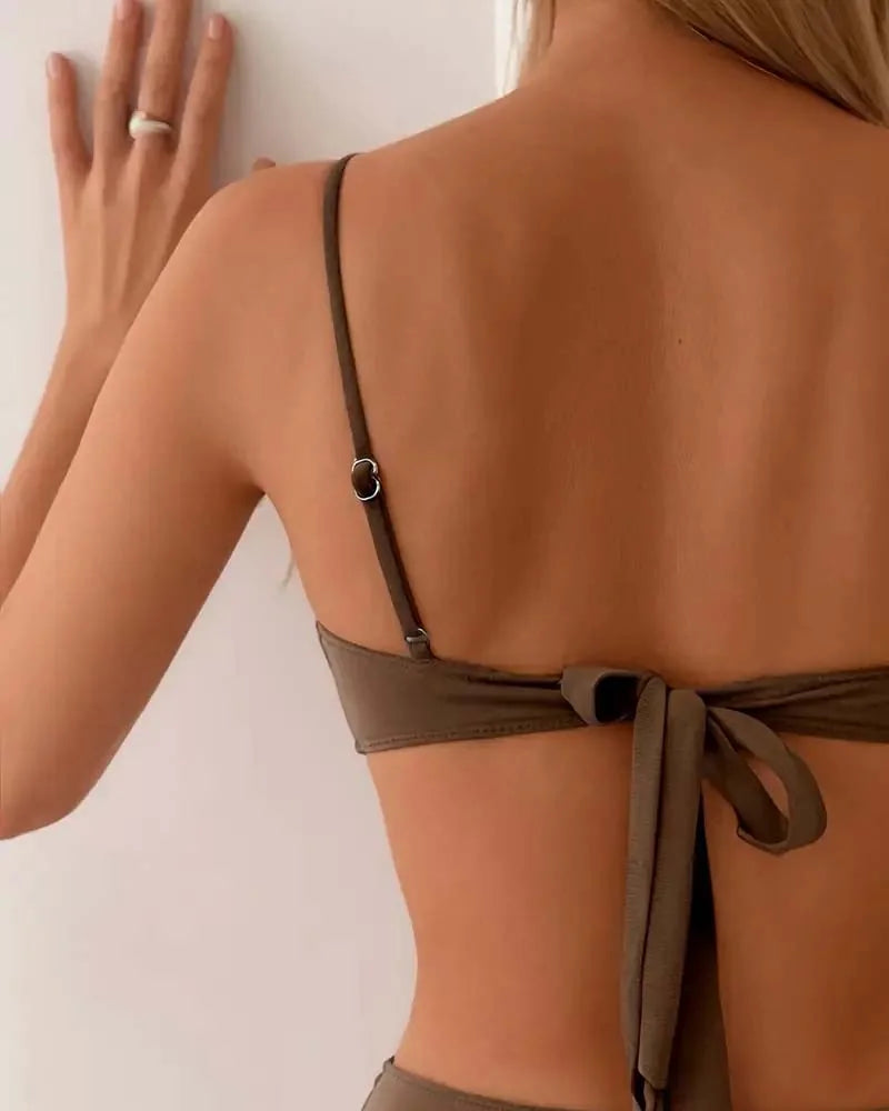 Augustine | Gold-Accent Two-Piece Bikini