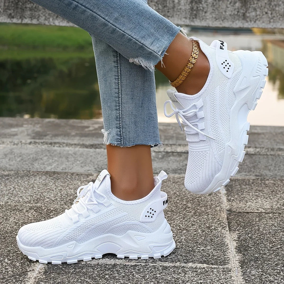 Sybil | Breathable Knit Sneakers