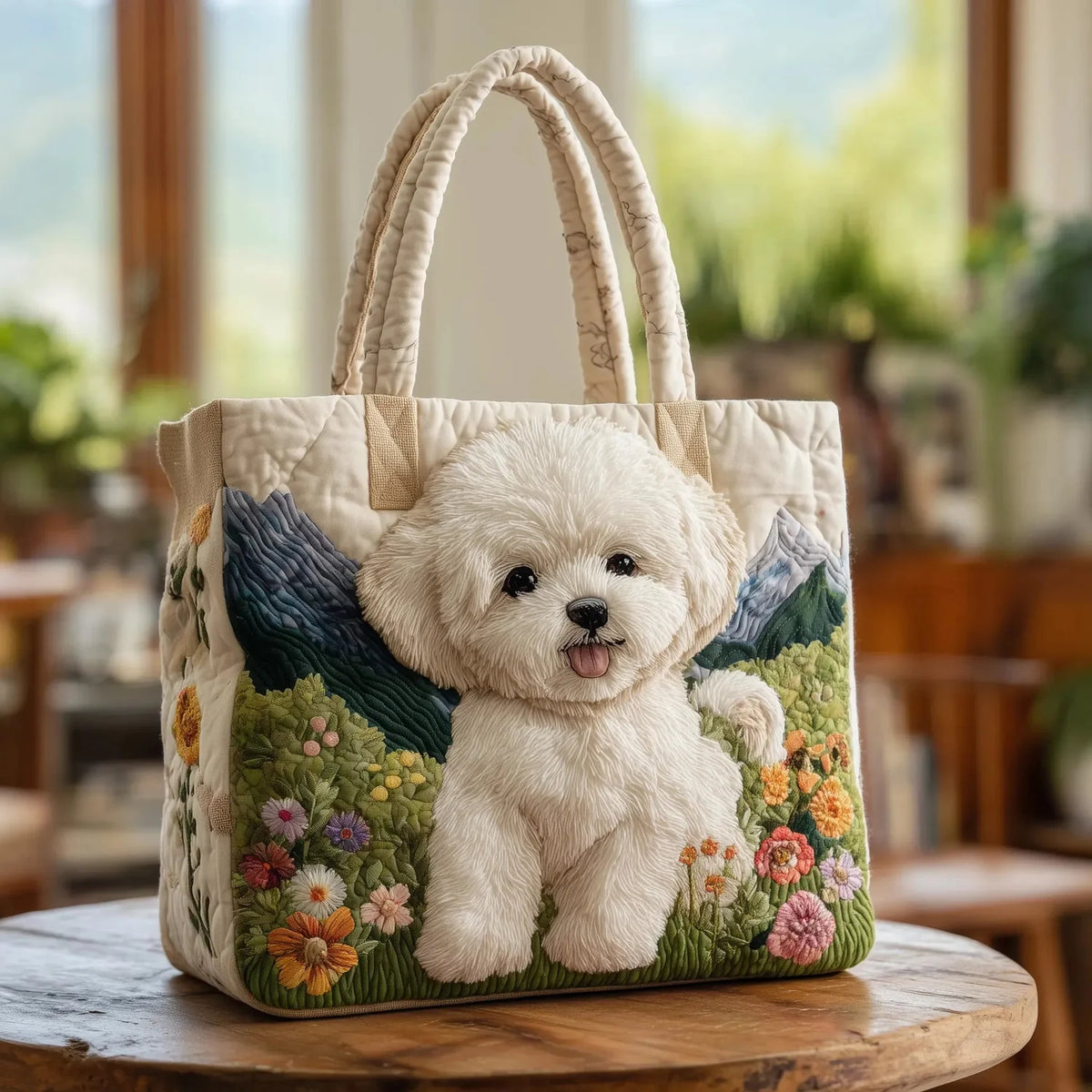 Blair | Enchanted Dog Quilted Tote