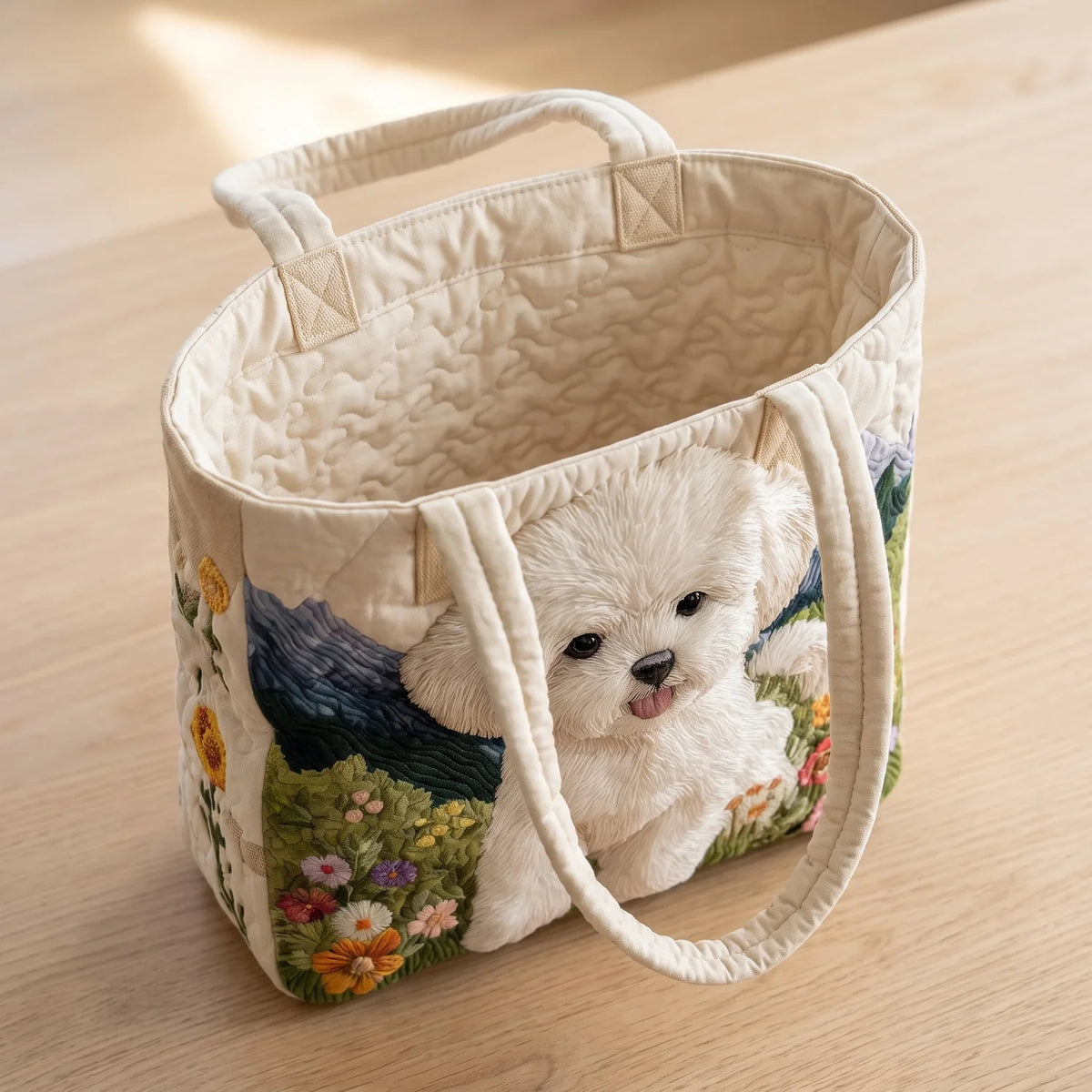 Blair | Enchanted Dog Quilted Tote