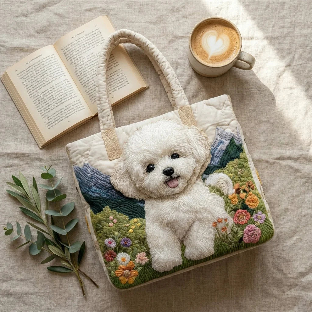 Blair | Enchanted Dog Quilted Tote