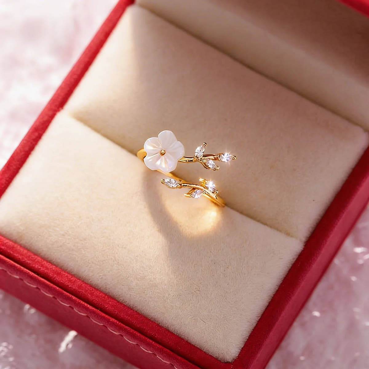 Blossom Crystal Ring