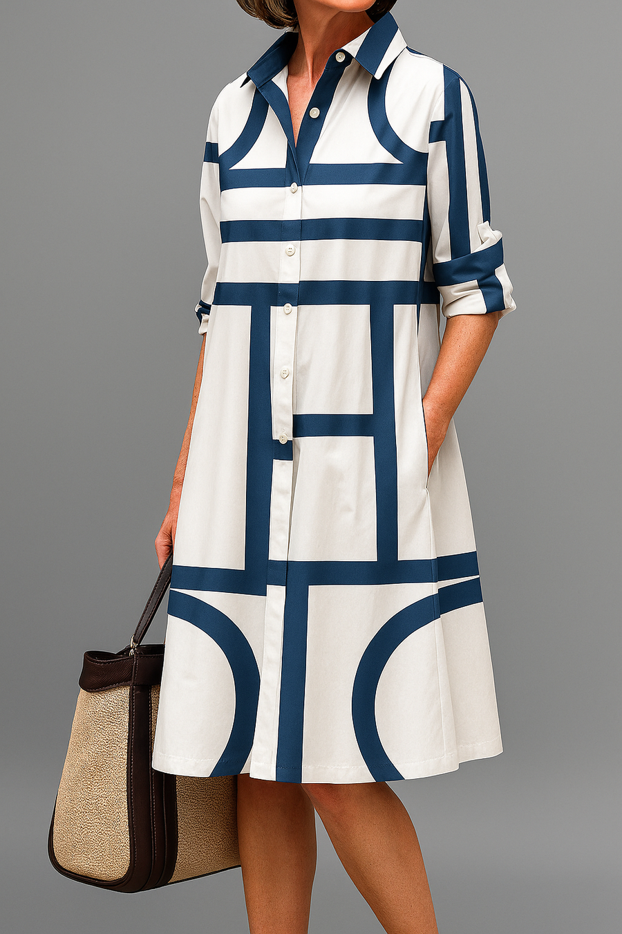 White / Blue
