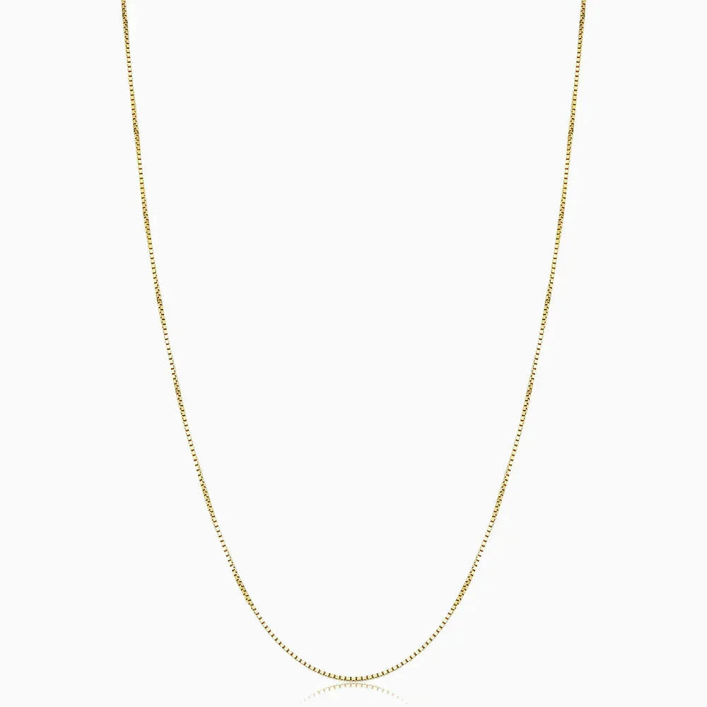 Bodega Box Necklace | Gold