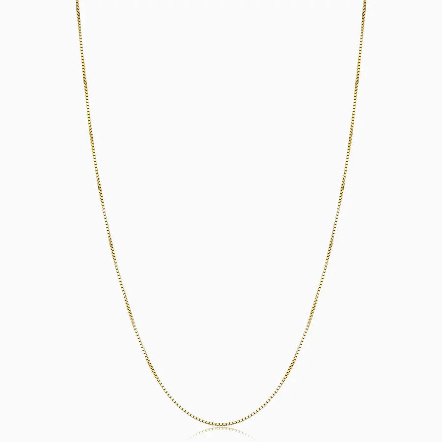 Bodega Box Necklace | Gold